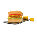 Double Chicken Burger With Cheese